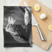 Fyodor Dostoevsky - tea fun quote Theedoek (Quarter Fold)