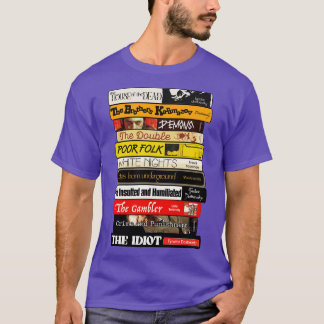 Fyodor Dostojevsky Boeken Stapel T-shirt