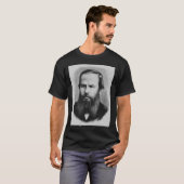 Fyodor Dostoyevsky, portret T-shirt (Voorkant volledig)