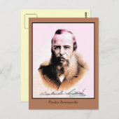 Fyodor Mikhailovich Dostoyevsky Briefkaart (Voorkant / Achterkant)