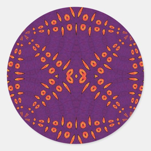 Fyre Trmay Round Sticker (Voorkant)