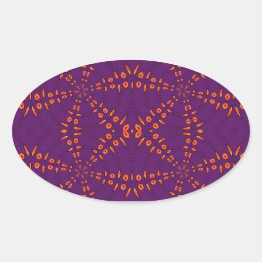 Fyre Trybe Oval Sticker (Voorkant)