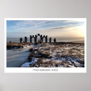 Fyrish Monument, Alness, Schotland Poster