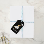 Fysica Eend Cadeaulabel (Met Touw)
