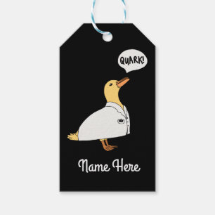 Fysica Eend Cadeaulabel