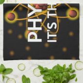 FYSICA. HET IS DE WETTELIJKE wetenschap Theedoek (Gevouwen)