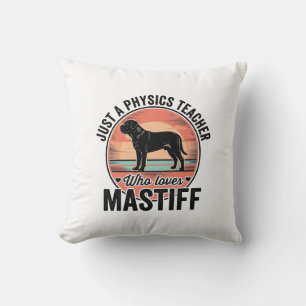Fysica Leraar Liefde Mastiff Vintage Hond Shirt_1 Kussen