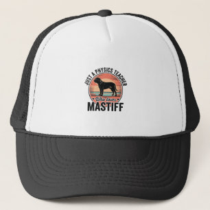 Fysica Leraar Liefde Mastiff Vintage Hond Shirt_1 Trucker Pet