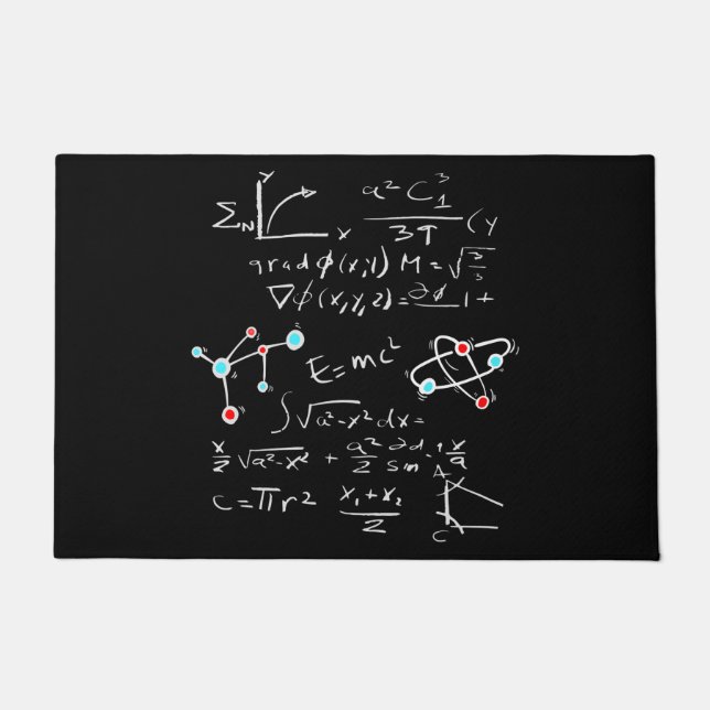 Fysica Wiskunde Formule Leerleraar Student atoma e Deurmat (Voorkant)