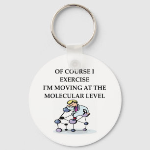 FYSICS-scheikundige grap Sleutelhanger