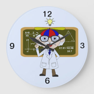 Fysicus die ontdekt dat de mens grote klok