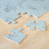 Fysiek diagram patroon legpuzzel (Zijkant)