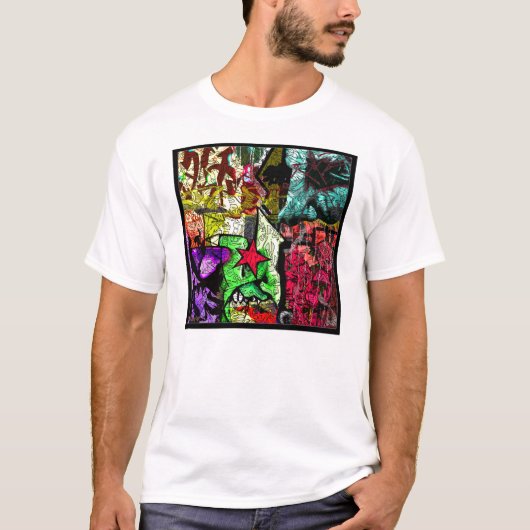 fysiek graffiti-shirt t-shirt (Voorkant)