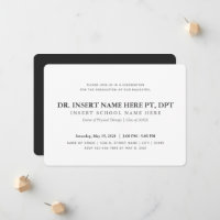 Fysieke behandeling DPT Graduy Party Invitation