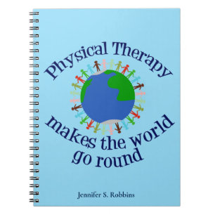 Fysieke behandeling Inspirerend Citaat Monogram PT Notitieboek