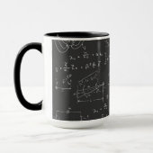 Fysieke diagrammen en formules mok (Links)