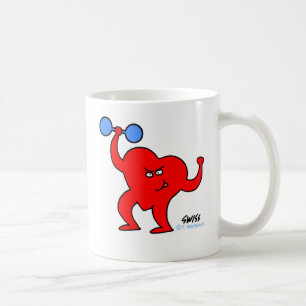 Fysieke fitness Motivatie Hartpompen IJzer Koffiemok