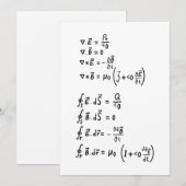 Fysieke formule T-shirt Kaart (Voorkant / Achterkant)