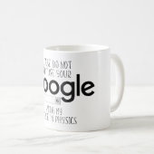 Fysieke graad beter dan Google Search Mok (Voorkant rechts)