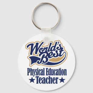 Fysieke onderwijsdocent voor (beste werelden) sleutelhanger