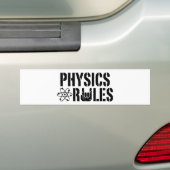 Fysieke regels bumpersticker (Op auto)