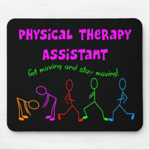 Fysieke therapie Assistant Stick People Design Muismat