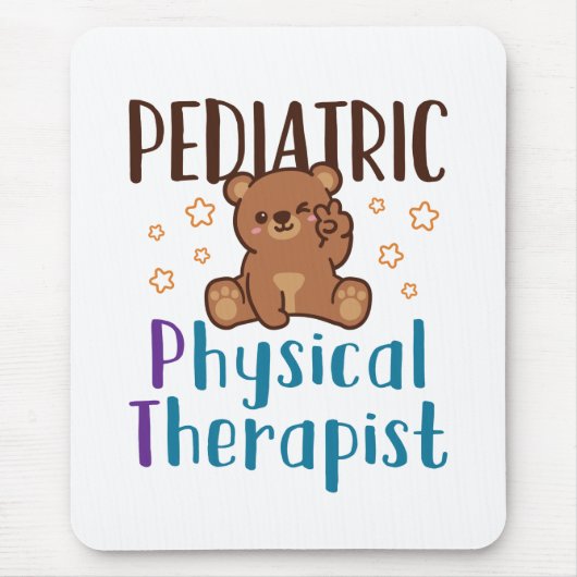 Fysieke therapie bij kinderen muismat (Voorkant)