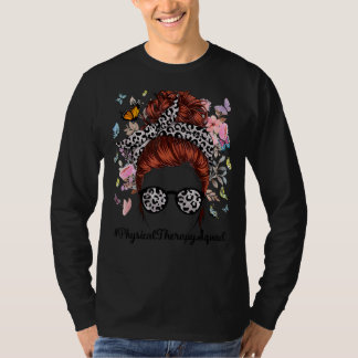 Fysieke therapie Bun Leopard Butterfly Flora T-shirt