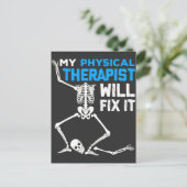 Fysieke Therapie Fix IT Funding Surgery Recovery Briefkaart (Staand voorkant)