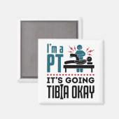 Fysieke therapie Ik ben een PT Het gaat naar Tibia Magneet (Voorkant / Achterkant)