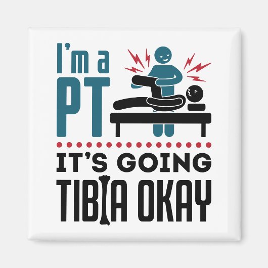 Fysieke therapie Ik ben een PT Het gaat naar Tibia Magneet (Voorkant)