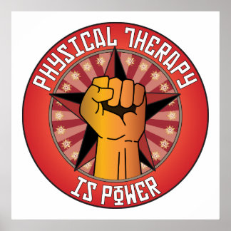 Fysieke therapie is vermogen poster