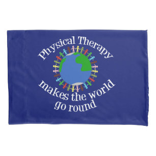 Fysieke therapie maakt de wereld rond kussensloop