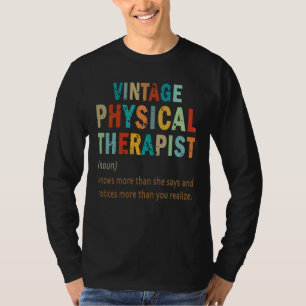 Fysieke therapie massage therapeut definitie Vint T-shirt