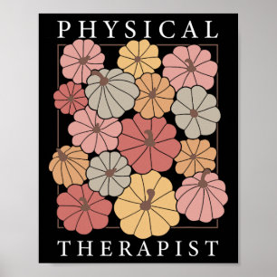 Fysieke therapie Pompoen Herfst Pt Therapeut Dankz Poster