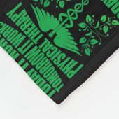 Fysieke therapie PT vandaag verhuurt het morgen Fleece Deken (Hoek)