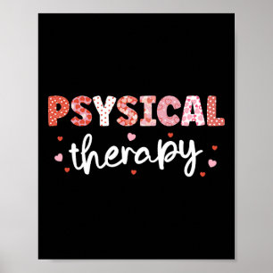 Fysieke therapie verpleegster Valentijnsdag Rn Icu Poster