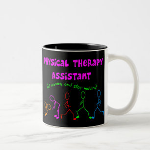Fysieke therapieassistent-cadeaus tweekleurige koffiemok