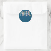 Fysieke Therapist Assistant Boho PTA Ronde Sticker (Tas)