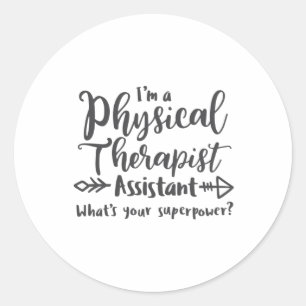 Fysieke Therapist Assistant, PTA Ronde Sticker
