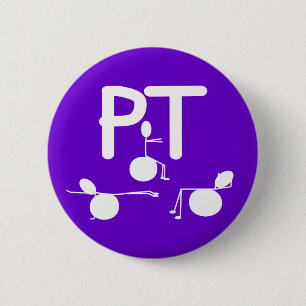 Fysieke therapist biedt unieke grafische mogelijkh ronde button 5,7 cm