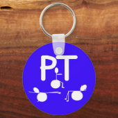 Fysieke therapist biedt unieke grafische mogelijkh sleutelhanger (Voorkant)