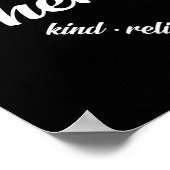 Fysieke therapist Heart Word Cloud Poster (Hoek)