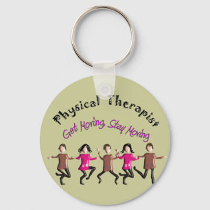 Fysieke Therapistische Geschenken "Beweeg, blijf i Sleutelhanger