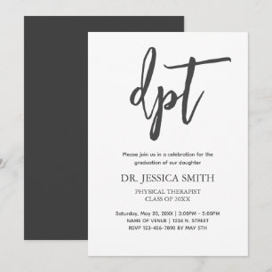 Fysieke Therapistische GraduPartij Eenvoudig Aankondiging