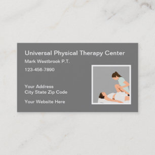 Fysieke Therapistische Therapie Klinische Visitekaartje
