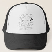 Fysieke vergelijkingen en formules trucker pet (Voorkant)