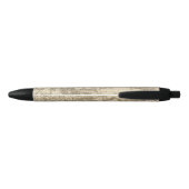 Fysieke wereldkaart zwarte inkt pen (Achterkant)