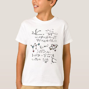 Fysieke Wiskunde Formule Leerleraar Moleculen T-shirt