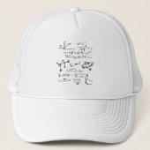 Fysieke Wiskunde Formule Leerleraar Moleculen Trucker Pet (Voorkant)